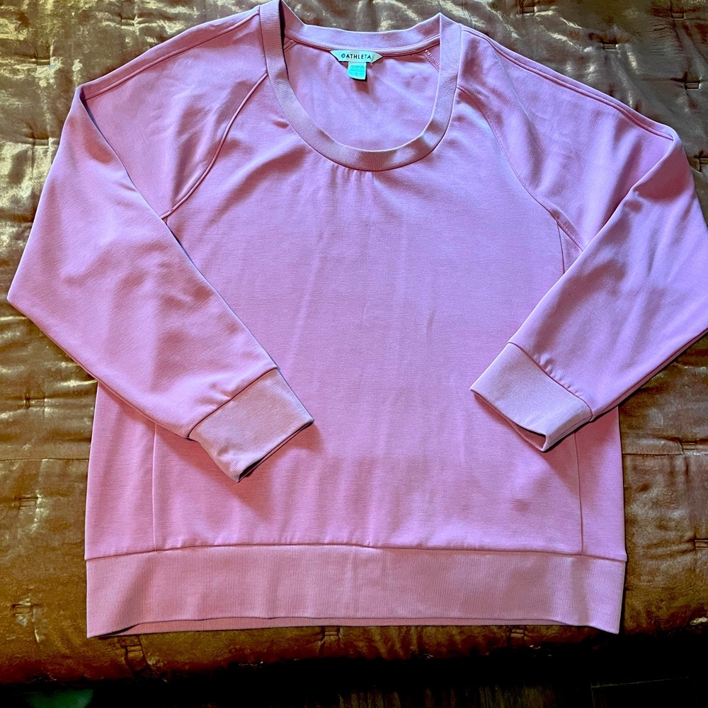 Athleta Pink Crewneck Sweatshirt